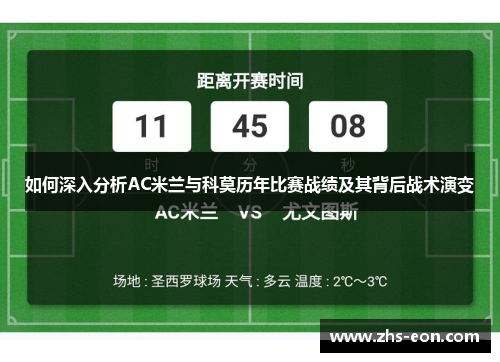 如何深入分析AC米兰与科莫历年比赛战绩及其背后战术演变
